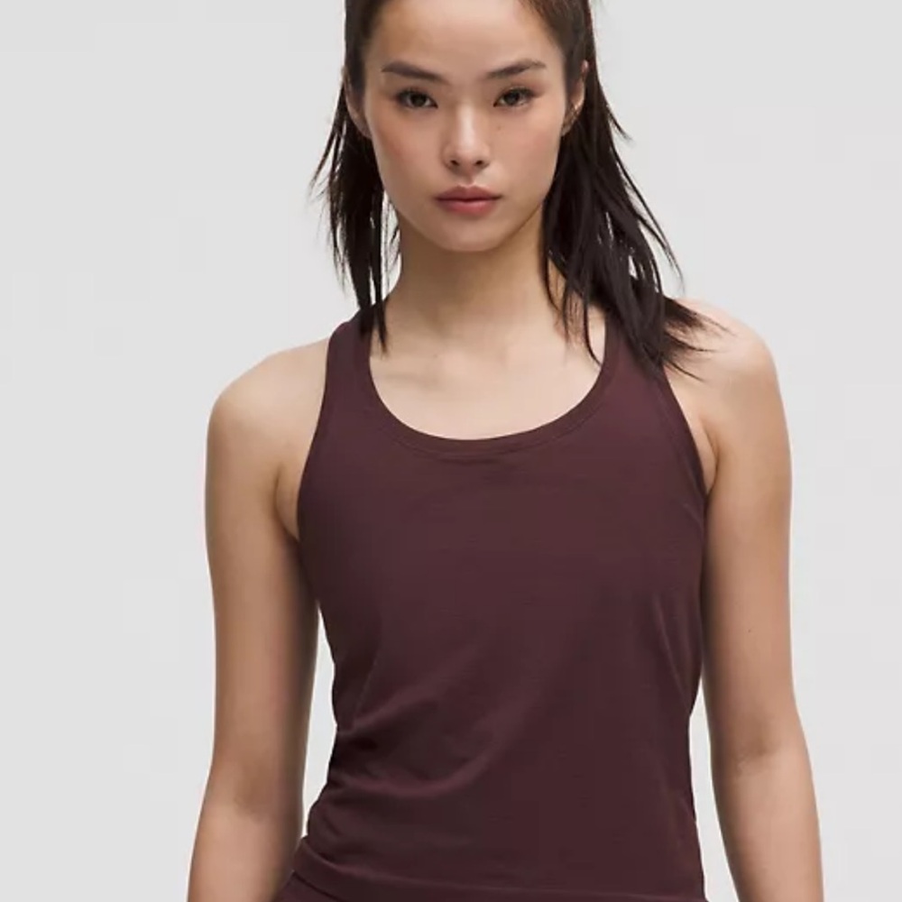 Lululemon Athletica Burgundy Tank Top